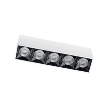Midi led oprawa sufitowa 5x4W 3000K biała